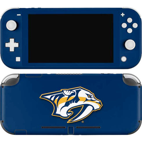 NHL Nashville Predators Logo Nintendo Switch Lite Skin
